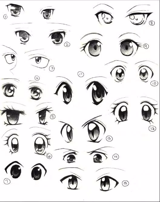 Download do APK de Como desenhar os olhos do anime para Android