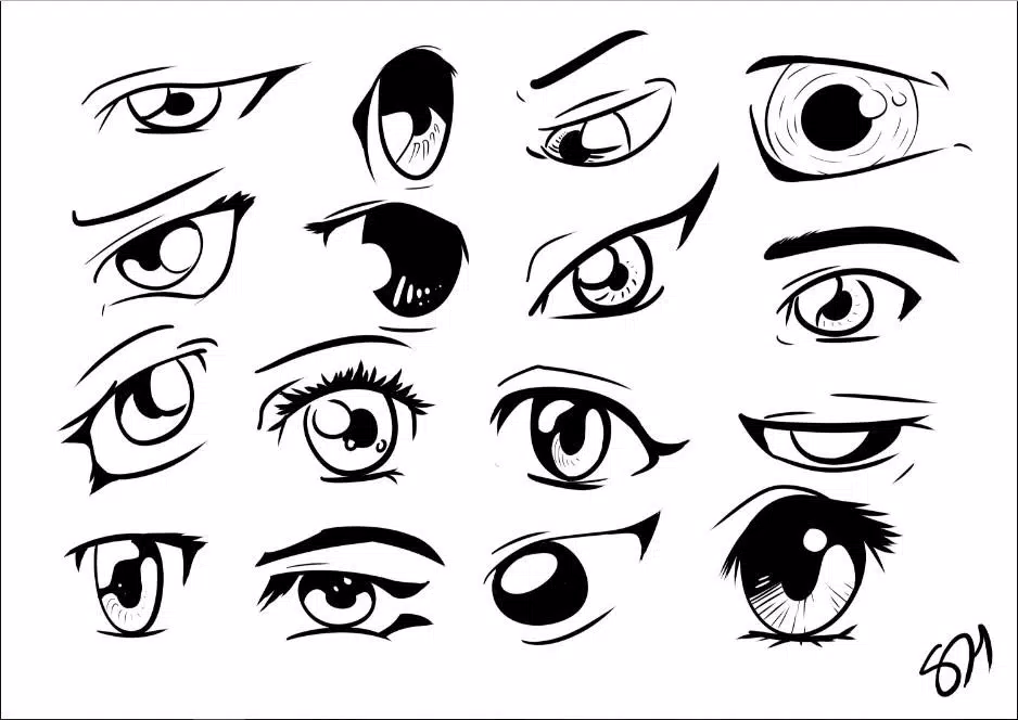 Download do APK de Como desenhar os olhos do anime para Android