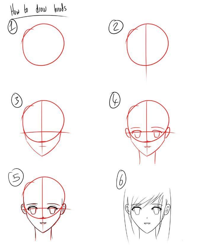 Como Dibujar Un Anime Paso A Paso Imagui Anime Drawings Anime Reverasite