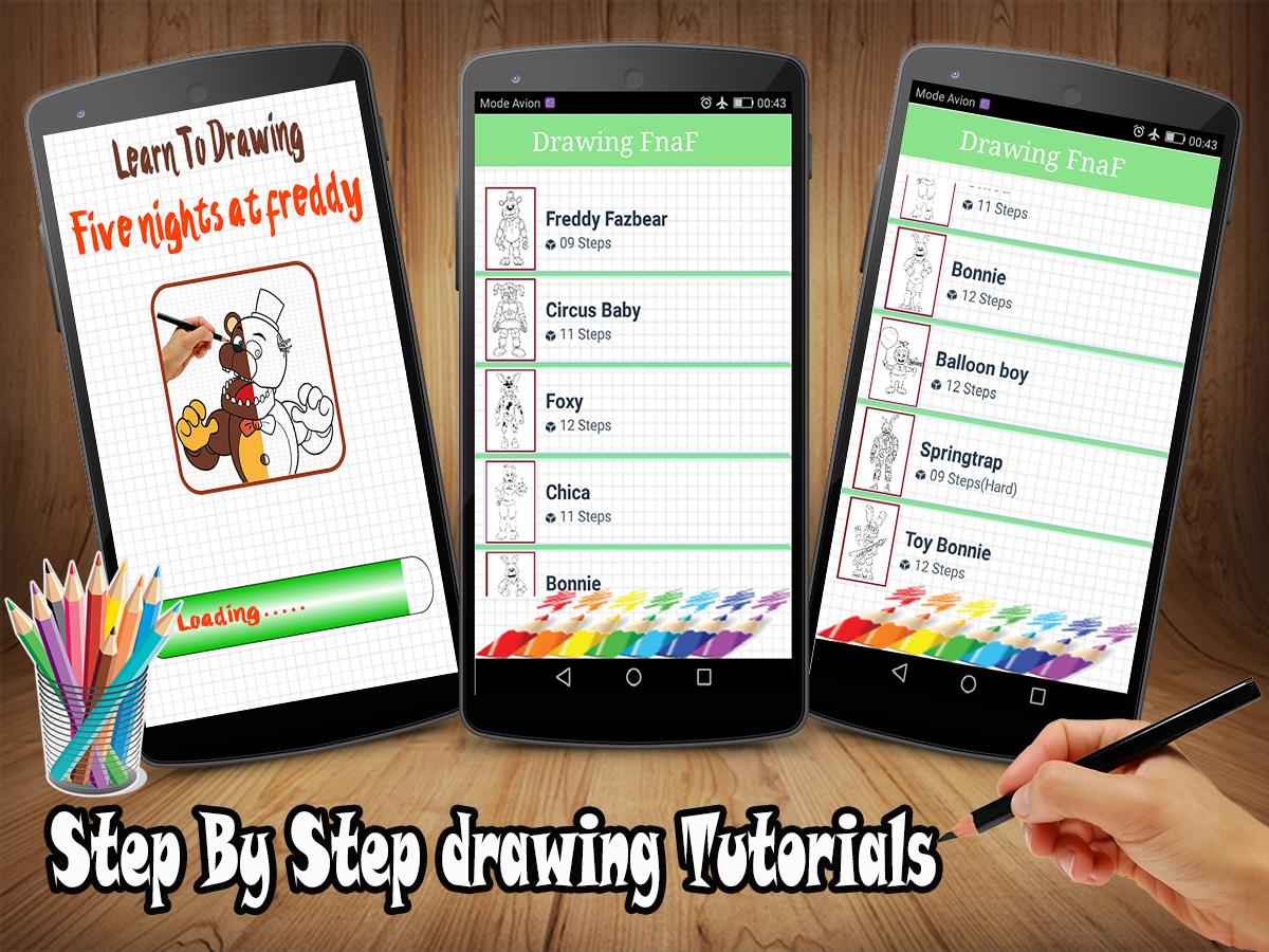 Descarga de APK de Cómo Dibujar FNAF Dibujos para Android Descarga de APK de Cómo Dibujar FNAF Dibujos para Android