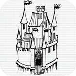 how to draw castle