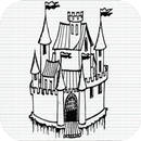 how to draw castle aplikacja