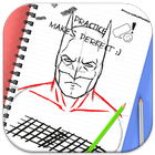 How To Draw Cartoons Batman icône