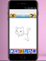 رسم قطة خطوة بخطوة تصوير الشاشة 3