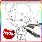 how to draw chibi characters icon