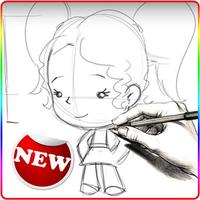 how to draw chibi characters poster