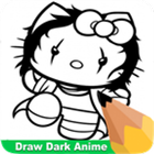 How To Draw Dark Anime icône