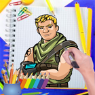 How to Draw Fortnite icon