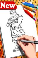How to Draw Fortnite poster