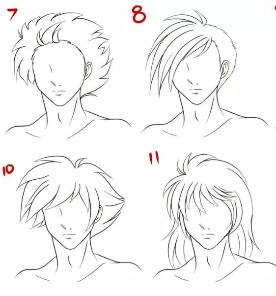 How do draw anime hairs properly 😭? : r/learntodraw