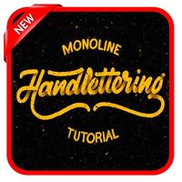 how to draw hand lettering Affiche