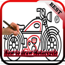 كيفية رسم دراجة نارية - للمبتدئين والطفل APK