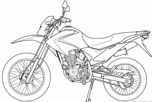 Como desenhar uma moto. passos de desenho para crianças. aprenda a