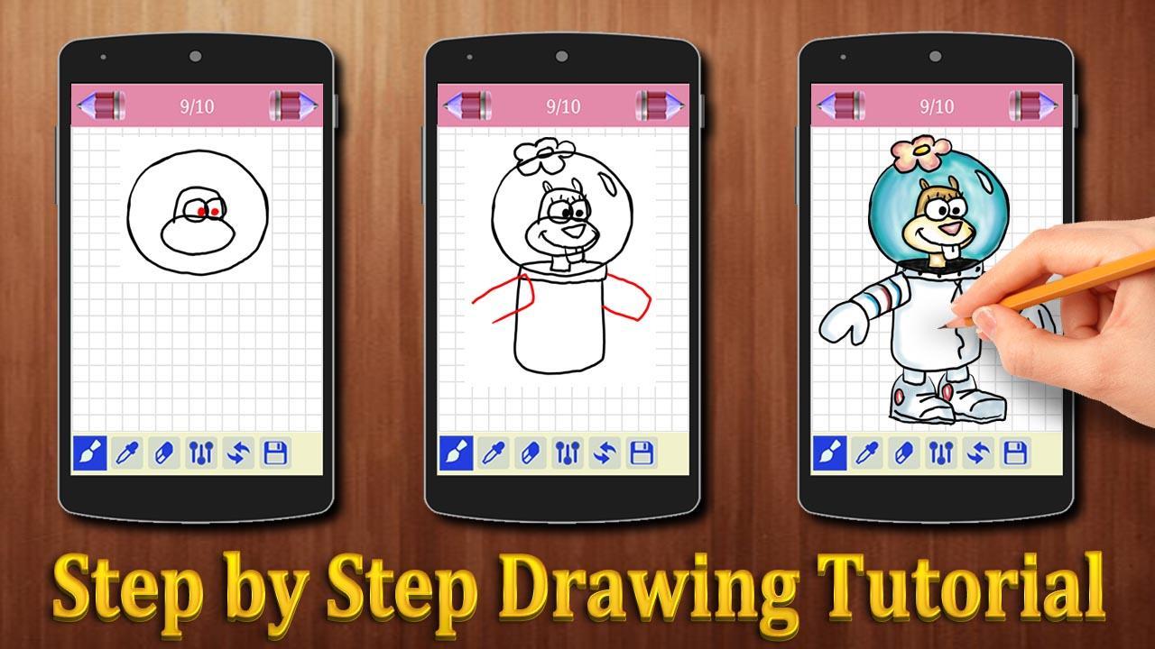 How To Draw Spongebob For Android Apk Download - guide for spongebob roblox game apk app free download for