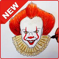 how to draw pennywise Affiche