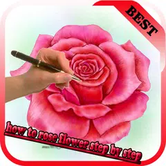 How to Draw Rose Step by Step