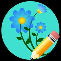 How to Draw Flowers Affiche