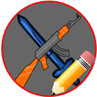 How to Draw Weapons icono