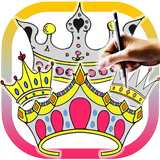 How to draw Crowns biểu tượng