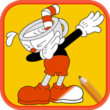 How To Draw Cuphead Characters Step By Step Easy icône