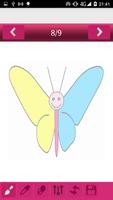 برنامه‌نما How to Draw Cute Butterflies عکس از صفحه