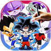 ドラゴンボールスーパーキャラクターを描く方法