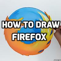 How to Draw a Firefox poster