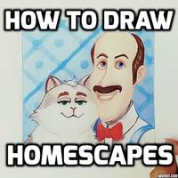 How to Draw a Homescapes Affiche