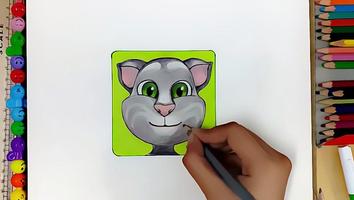 How to Draw a My Talking Tom capture d'écran 2