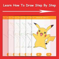 Learn How To Draw Pokemon Step By Step Easy تصوير الشاشة 1