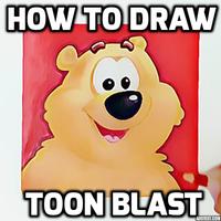 How to Draw a Toon Blast Affiche