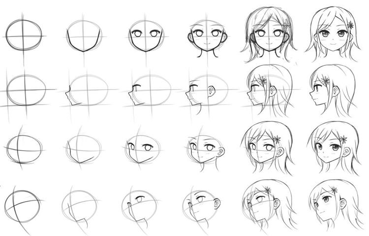 25+ Inspirasi Keren Cara Menggambar Sketsa Wajah Dan Tubuh ...