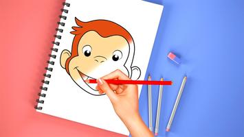 How to Draw Curious George پوسٹر