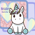 Learn to Draw Cute Animals - Step by Step icône