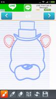 How to draw Freddy FNAF ảnh chụp màn hình 2