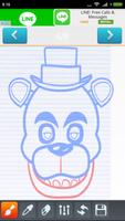 How to draw Freddy FNAF تصوير الشاشة 3