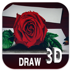 ikon How To Draw Flowers 3D