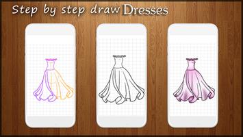 Poster How to Draw Dresses