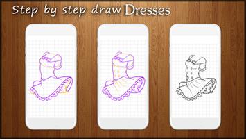 How to Draw Dresses syot layar 1