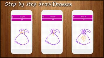 Cómo dibujar vestidos captura de pantalla 2