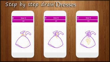 How to Draw Dresses syot layar 2