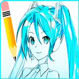 How To Draw Anime characters step by step icône