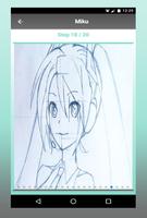 How To Draw Anime characters step by step capture d'écran 1