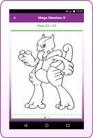 How To Draw Pokemon Mewtwo تصوير الشاشة 3