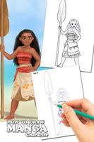 Draw Moana Tips Affiche