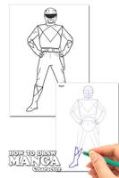 Draw Power Rangers Lessons imagem de tela 1
