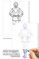 Draw Power Rangers Lessons Screenshot 2