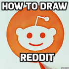 How to Draw a Reddit icône