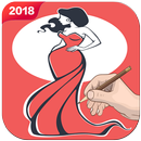 Draw Dress Design - Fashion Drawing APK