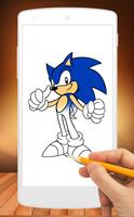 How To Draw Sonic The Hedgehog Affiche